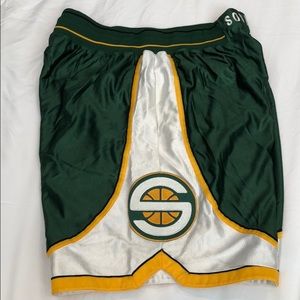 NBA Authentic Seattle SuperSonics Men’s Shorts 36